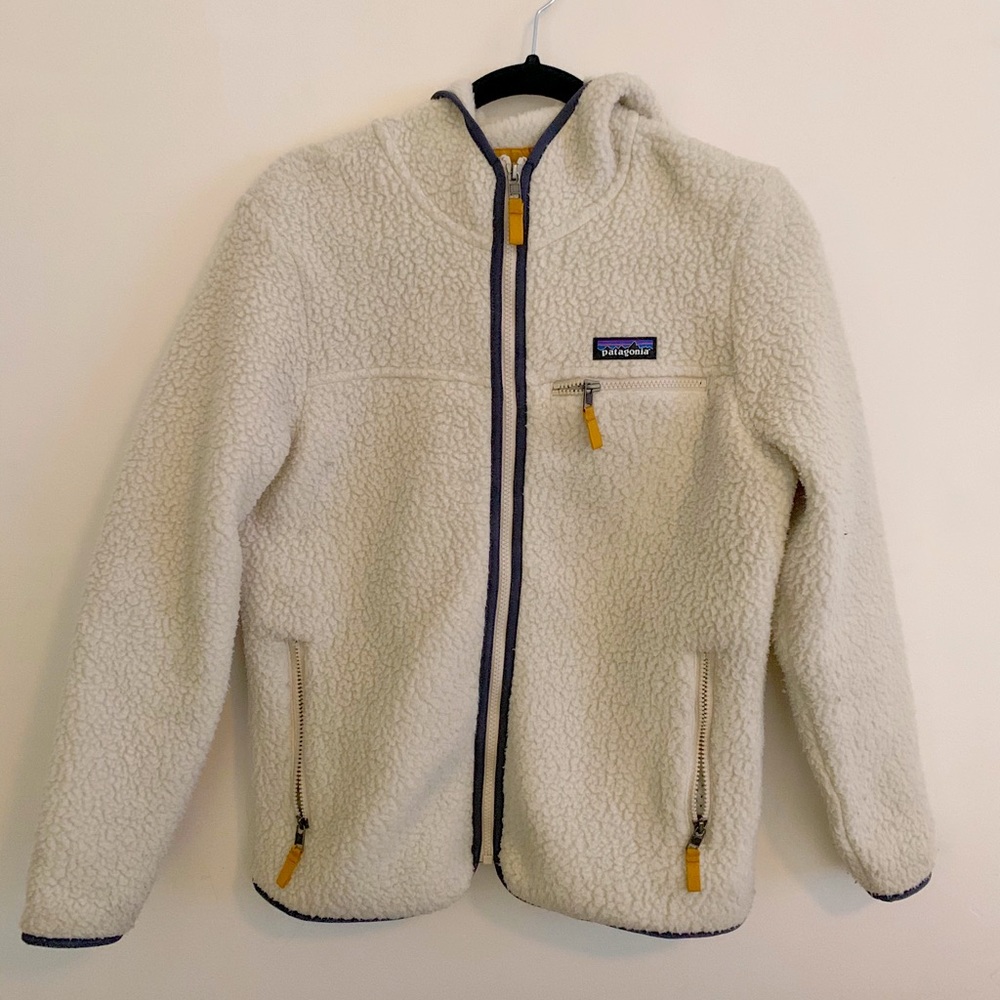 Patagonia retro pile fleece hoodie women’s s